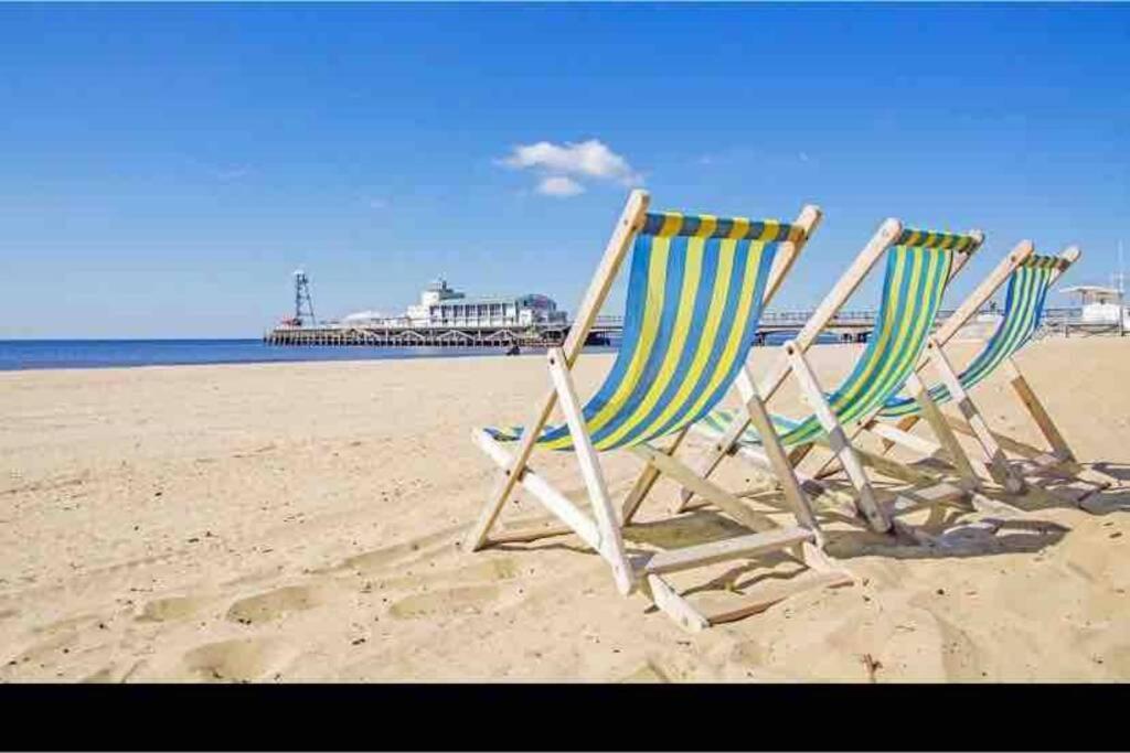Bournemouth Nr Town Beach Train Coach Shops Lovely Entire Apartment Allows Quiet Good Dogs 외부 사진